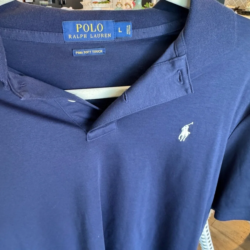 Polo by Ralph Lauren Men's White Striped Shirt